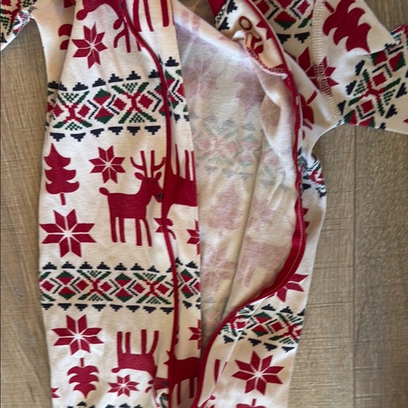 Hanna Andersson Festive Red and White Kids One Piece 75 Cm (12-18 month) - Picture 5 of 8